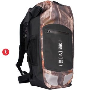 Fox 40 liter camping rafting dry bag and pack